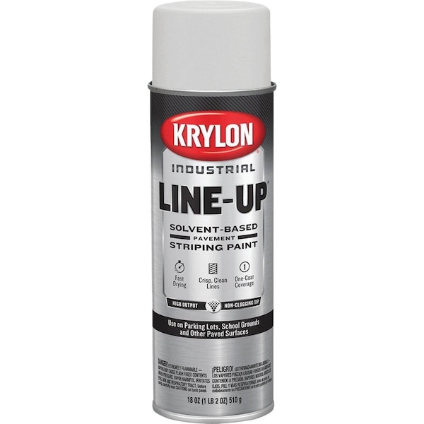 Krylon Industrial 8300 SB Highway White Striping Paint K00830008 - main